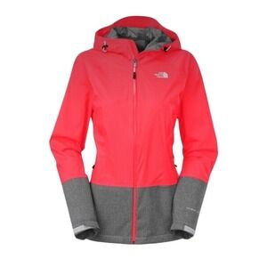 The North Face Hyvent 2.5 L jacket Pink And Gray rain jacket wind breaker SIZE S
